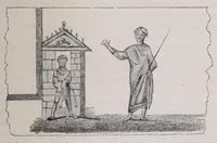 An illustration from Roma sotterranea : die römischen Katakomben. Eine Darstellung der neuesten Forschungen mit Zugrundelegung des Werkes (1873)
