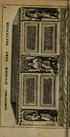 Picture 13 of 94 from Roma subterranea novissima : in qua antiqua christianorum et praecipue martyrum, coemeteria, tituli, monimenta, epitaphia, inscriptiones, ac nobiliora sanctorum sepulchra, tribus libris distincta, fideli enarratione pariter ac graphicis iconibus, ceu gemina face illustrantur : plurimaeque inde res ecclesiasticae declarantur (1671), leaf 149