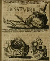 Picture 33 of 94 from Roma subterranea novissima : in qua antiqua christianorum et praecipue martyrum, coemeteria, tituli, monimenta, epitaphia, inscriptiones, ac nobiliora sanctorum sepulchra, tribus libris distincta, fideli enarratione pariter ac graphicis iconibus, ceu gemina face illustrantur : plurimaeque inde res ecclesiasticae declarantur (1671), leaf 354