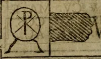 Picture 59 of 94 from Roma subterranea novissima : in qua antiqua christianorum et praecipue martyrum, coemeteria, tituli, monimenta, epitaphia, inscriptiones, ac nobiliora sanctorum sepulchra, tribus libris distincta, fideli enarratione pariter ac graphicis iconibus, ceu gemina face illustrantur : plurimaeque inde res ecclesiasticae declarantur (1671), leaf 505