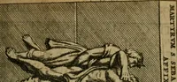 An illustration from Roma subterranea novissima : in qua antiqua christianorum et praecipue martyrum, coemeteria, tituli, monimenta, epitaphia, inscriptiones, ac nobiliora sanctorum sepulchra, tribus libris distincta, fideli enarratione pariter ac graphicis iconibus, ceu gemina face illustrantur : plurimaeque inde res ecclesiasticae declarantur (1671)