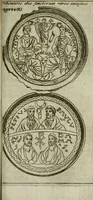 Picture 91 of 94 from Roma subterranea novissima : in qua antiqua christianorum et praecipue martyrum, coemeteria, tituli, monimenta, epitaphia, inscriptiones, ac nobiliora sanctorum sepulchra, tribus libris distincta, fideli enarratione pariter ac graphicis iconibus, ceu gemina face illustrantur : plurimaeque inde res ecclesiasticae declarantur (1671), leaf 710