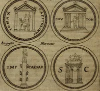 An illustration from Roma vetus ac recens, vtriusque aedificiis ad eruditam cognitionem expositis (1665)