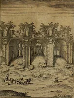 An illustration from Roma vetus ac recens, vtriusque aedificiis ad eruditam cognitionem expositis (1665)