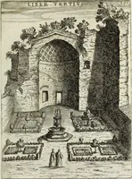 An illustration from Roma vetus ac recens, vtriusque aedificiis ad eruditam cognitionem expositis (1665)