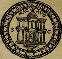 An illustration from Roma vetus ac recens, vtriusque aedificiis ad eruditam cognitionem expositis (1665)
