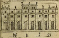 An illustration from Roma vetus ac recens, vtriusque aedificiis ad eruditam cognitionem expositis (1665)