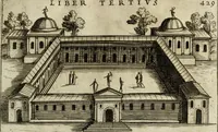 An illustration from Roma vetus ac recens, vtriusque aedificiis ad eruditam cognitionem expositis (1665)