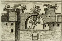 An illustration from Roma vetus ac recens, vtriusque aedificiis ad eruditam cognitionem expositis (1665)
