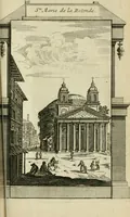 An illustration from Rome moderne : premiére ville de l'Europe : avec toutes ses magnificences et ses delices : nouvellement & très-exactement décrite ... : ce qui est suivi d'une description très-exacte du gouvernement & de l'Etat de Rome, aussi bien que des fonctions publiques du Pape & de tous ceux qui ont des emplois auprès de lui ... : le tout divisé en six tomes (1713)