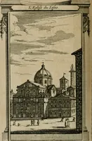 An illustration from Rome moderne : premiére ville de l'Europe : avec toutes ses magnificences et ses delices : nouvellement & très-exactement décrite ... : ce qui est suivi d'une description très-exacte du gouvernement & de l'Etat de Rome, aussi bien que des fonctions publiques du Pape & de tous ceux qui ont des emplois auprès de lui ... : le tout divisé en six tomes (1713)