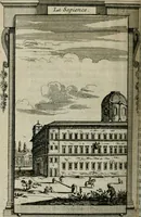 Picture 42 of 57 from Rome moderne : premiére ville de l'Europe : avec toutes ses magnificences et ses delices : nouvellement & très-exactement décrite ... : ce qui est suivi d'une description très-exacte du gouvernement & de l'Etat de Rome, aussi bien que des fonctions publiques du Pape & de tous ceux qui ont des emplois auprès de lui ... : le tout divisé en six tomes (1713), leaf 403