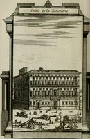 An illustration from Rome moderne : premiére ville de l'Europe : avec toutes ses magnificences et ses delices : nouvellement & très-exactement décrite ... : ce qui est suivi d'une description très-exacte du gouvernement & de l'Etat de Rome, aussi bien que des fonctions publiques du Pape & de tous ceux qui ont des emplois auprès de lui ... : le tout divisé en six tomes (1713)
