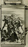 An illustration from Rome moderne : premiére ville de l'Europe : avec toutes ses magnificences et ses delices : nouvellement & très-exactement décrite ... : ce qui est suivi d'une description très-exacte du gouvernement & de l'Etat de Rome, aussi bien que des fonctions publiques du Pape & de tous ceux qui ont des emplois auprès de lui ... : le tout divisé en six tomes (1713)