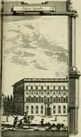 An illustration from Rome moderne : premiére ville de l'Europe : avec toutes ses magnificences et ses delices : nouvellement & très-exactement décrite ... : ce qui est suivi d'une description très-exacte du gouvernement & de l'Etat de Rome, aussi bien que des fonctions publiques du Pape & de tous ceux qui ont des emplois auprès de lui ... : le tout divisé en six tomes (1713)