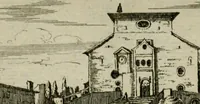 An illustration from Rome moderne : premiére ville de l'Europe : avec toutes ses magnificences et ses delices : nouvellement & très-exactement décrite ... : ce qui est suivi d'une description très-exacte du gouvernement & de l'Etat de Rome, aussi bien que des fonctions publiques du Pape & de tous ceux qui ont des emplois auprès de lui ... : le tout divisé en six tomes (1713)