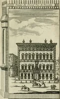 An illustration from Rome moderne : premiére ville de l'Europe : avec toutes ses magnificences et ses delices : nouvellement & très-exactement décrite ... : ce qui est suivi d'une description très-exacte du gouvernement & de l'Etat de Rome, aussi bien que des fonctions publiques du Pape & de tous ceux qui ont des emplois auprès de lui ... : le tout divisé en six tomes (1713)