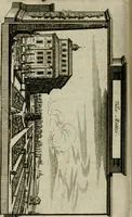 An illustration from Rome moderne : premiére ville de l'Europe : avec toutes ses magnificences et ses delices : nouvellement & très-exactement décrite ... : ce qui est suivi d'une description très-exacte du gouvernement & de l'Etat de Rome, aussi bien que des fonctions publiques du Pape & de tous ceux qui ont des emplois auprès de lui ... : le tout divisé en six tomes (1713)