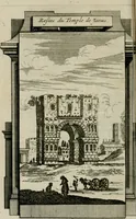 An illustration from Rome moderne : premiére ville de l'Europe : avec toutes ses magnificences et ses delices : nouvellement & très-exactement décrite ... : ce qui est suivi d'une description très-exacte du gouvernement & de l'Etat de Rome, aussi bien que des fonctions publiques du Pape & de tous ceux qui ont des emplois auprès de lui ... : le tout divisé en six tomes (1713)