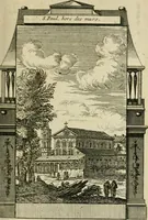 An illustration from Rome moderne : premiére ville de l'Europe : avec toutes ses magnificences et ses delices : nouvellement & très-exactement décrite ... : ce qui est suivi d'une description très-exacte du gouvernement & de l'Etat de Rome, aussi bien que des fonctions publiques du Pape & de tous ceux qui ont des emplois auprès de lui ... : le tout divisé en six tomes (1713)