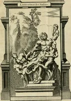 An illustration from Rome moderne : premiére ville de l'Europe : avec toutes ses magnificences et ses delices : nouvellement & très-exactement décrite ... : ce qui est suivi d'une description très-exacte du gouvernement & de l'Etat de Rome, aussi bien que des fonctions publiques du Pape & de tous ceux qui ont des emplois auprès de lui ... : le tout divisé en six tomes (1713)