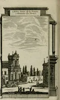 An illustration from Rome moderne : premiére ville de l'Europe : avec toutes ses magnificences et ses delices : nouvellement & très-exactement décrite ... : ce qui est suivi d'une description très-exacte du gouvernement & de l'Etat de Rome, aussi bien que des fonctions publiques du Pape & de tous ceux qui ont des emplois auprès de lui ... : le tout divisé en six tomes (1713)