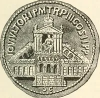 An illustration from Rambles in Rome; an archaeological and historical guide to the museums, galleries, villas, churches, and antiquities of Rome and the Campagna (1911)
