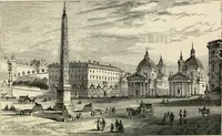 An illustration from Rambles in Rome; an archaeological and historical guide to the museums, galleries, villas, churches, and antiquities of Rome and the Campagna (1911)