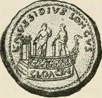 An illustration from Rambles in Rome; an archaeological and historical guide to the museums, galleries, villas, churches, and antiquities of Rome and the Campagna (1911)