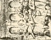 An illustration from Rambles in Rome; an archaeological and historical guide to the museums, galleries, villas, churches, and antiquities of Rome and the Campagna (1911)