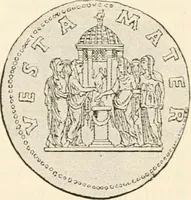 An illustration from Rambles in Rome; an archaeological and historical guide to the museums, galleries, villas, churches, and antiquities of Rome and the Campagna (1911)