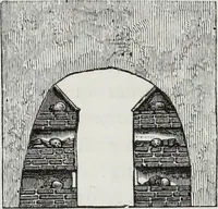 An illustration from Rome souterraine : resume des decouvertes de M. de Rossi dans les catacombes romaines, et en particulier dans le cimetiere de Calliste (1872)