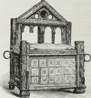An illustration from Rome souterraine : resume des decouvertes de M. de Rossi dans les catacombes romaines, et en particulier dans le cimetiere de Calliste (1872)