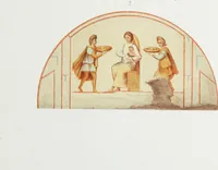 An illustration from Rome souterraine : resume des decouvertes de M. de Rossi dans les catacombes romaines, et en particulier dans le cimetiere de Calliste (1872)