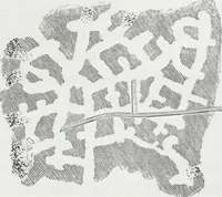 An illustration from Rome souterraine : resume des decouvertes de M. de Rossi dans les catacombes romaines, et en particulier dans le cimetiere de Calliste (1872)