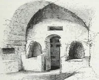 An illustration from Rome souterraine : resume des decouvertes de M. de Rossi dans les catacombes romaines, et en particulier dans le cimetiere de Calliste (1872)
