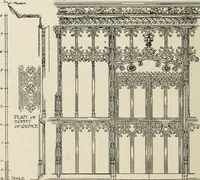 An illustration from Roodscreens and roodlofts (1909)
