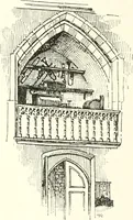 An illustration from Roodscreens and roodlofts (1909)