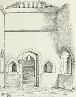 An illustration from Roodscreens and roodlofts (1909)