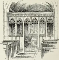 An illustration from Roodscreens and roodlofts (1909)
