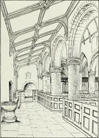 An illustration from Roodscreens and roodlofts (1909)