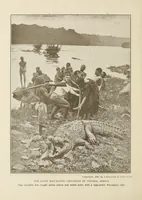 An illustration from Roosevelt's African trip : the story of his life, the voyage from New York to Mombasa, and the route through the heart of Africa : including the big game and other ferocious animals, strange peoples and countries found in the course of this travels (1909)