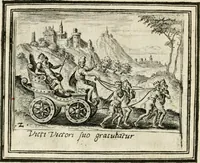 An illustration from Bellerophon, of, Lust tot vvysheyd : begrijpende veel zeedighe, stichtlijcke en leerlijcke sinne-beelden met haere verklaringhen (1614)