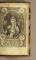 An illustration from Rosa de S. Maria virgo Limensis è Tertio Ordine SS. P. Dominici miræ integritatis raræ innocentiæ summæ perfectionis studiosissima seraphicæ virginis S. Catharinæ Senensis ejusdem ordinis imitatrix, : à S.D.N. Clemente IX. beatarum virginum numero solemni ritu adscripta Romæ in Vaticano M DC LXVIII. XVII. Kal. Maij (1668)