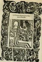 Picture 51 of 273 from Rosario della gloriosa Vergine Maria : con le stationi, & indulgentie delle chiese di Roma per tutto l'anno : di nuouo stampato, & ricorretto con nuoue & belle figure adornato (1591), leaf 107
