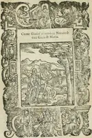 An illustration from Rosario della gloriosa Vergine Maria : con le stationi, & indulgentie delle chiese di Roma per tutto l'anno : di nuouo stampato, & ricorretto con nuoue & belle figure adornato (1591)