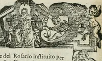 Picture 4 of 273 from Rosario della gloriosa Vergine Maria : con le stationi, & indulgentie delle chiese di Roma per tutto l'anno : di nuouo stampato, & ricorretto con nuoue & belle figure adornato (1591), leaf 19