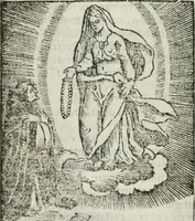 Picture 6 of 273 from Rosario della gloriosa Vergine Maria : con le stationi, & indulgentie delle chiese di Roma per tutto l'anno : di nuouo stampato, & ricorretto con nuoue & belle figure adornato (1591), leaf 21