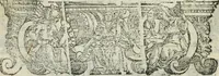 An illustration from Rosario della gloriosa Vergine Maria : con le stationi, & indulgentie delle chiese di Roma per tutto l'anno : di nuouo stampato, & ricorretto con nuoue & belle figure adornato (1591)