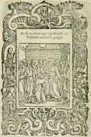 Picture 194 of 273 from Rosario della gloriosa Vergine Maria : con le stationi, & indulgentie delle chiese di Roma per tutto l'anno : di nuouo stampato, & ricorretto con nuoue & belle figure adornato (1591), leaf 313